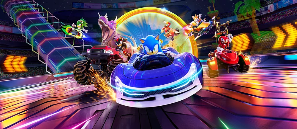 Показан геймплей Sonic Racing: CrossWorlds