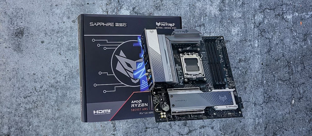 Представлена материнская плата Sapphire B850M NITRO+ — основа для мощных AM5-систем с DDR5-8000