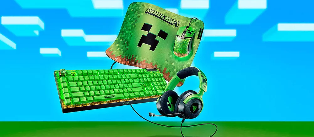 Razer и Mojang представили набор игровой периферии для фанатов Minecraft