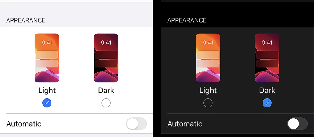 Тёмный интерфейс — светлый обман: исследование развенчивает миф об энергосбережении
