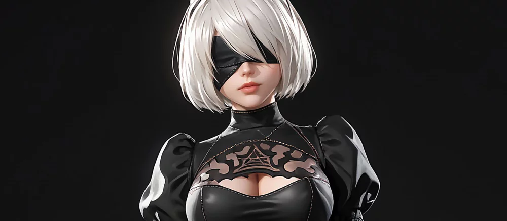 Показана новая фигурка 2B из Nier: Automata. Есть версия без юбки