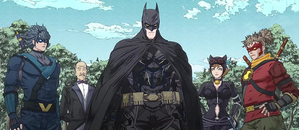 Появилось новое видео японского аниме про Бэтмена-ниндзя