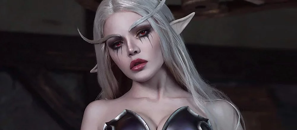 Косплеерша раздела Сильвану из Warcraft