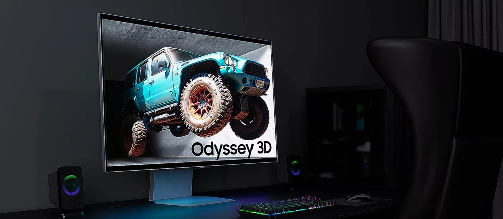 Samsung переизобретает игровые мониторы — автостереоскопический 3D и ультрабыстрый OLED