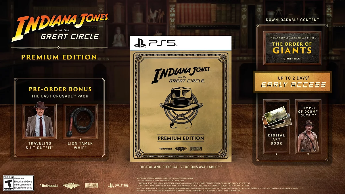 The PS5 version of Indiana Jones and the Great Circle is announced. The game can already be ordered The PS5 version of Indiana Jones and the Great Circle is announced. The game can already be ordered