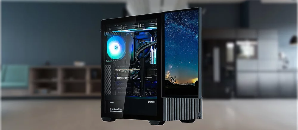 Компания ZALMAN представила корпус с отсоединяемым 15-дюймовым дисплеем