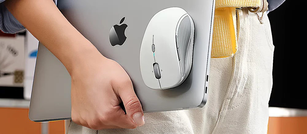 Представлена MagMouse — мышь, крепящаяся к крышке ноутбука