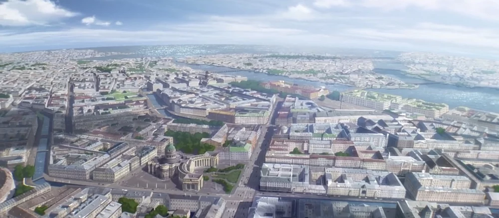 В России обратили внимание на аниме-сериал «Твоя форма», где можно увидеть альтернативный Санкт-Петербург