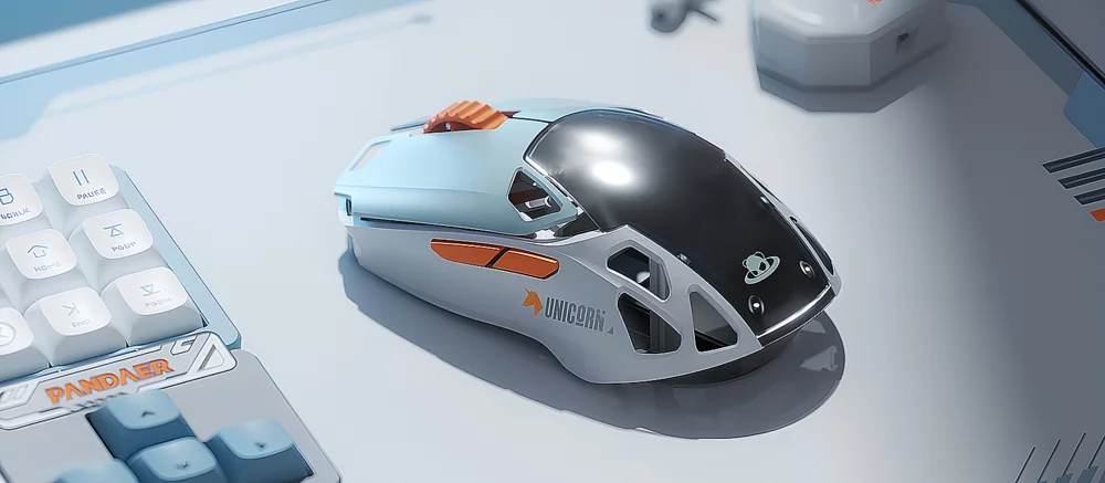 Meizu представила лёгкую геймерскую мышь PANDAER с металлическим корпусом и съёмными панелями