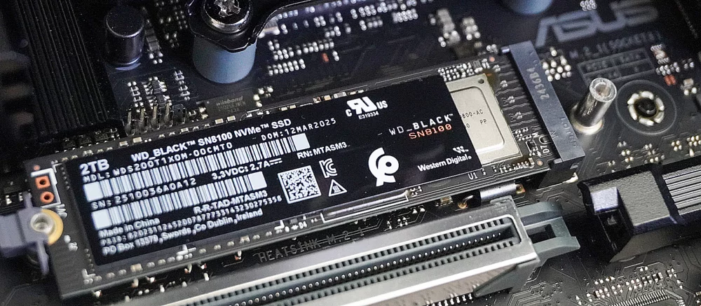 Представлен SSD SanDisk WD Black SN8100: рекордная скорость PCIe 5.0 и низкое энергопотребление