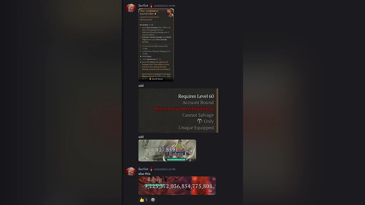 Diablo 4 found gloves with Quintillions of Damage Units left by developers Diablo 4 found gloves with Quintillions of Damage Units left by developers