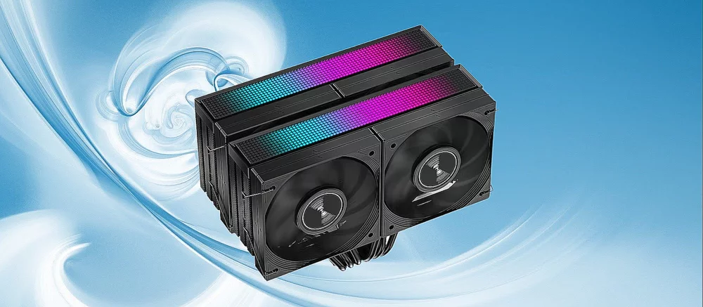 Четыре вентилятора в одном кулере: JIUSHARK представила массивный JF15K Diamond