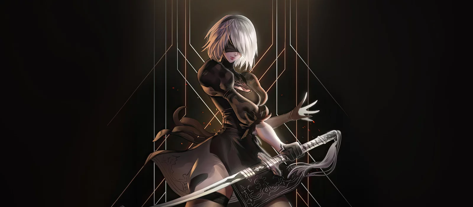 Девушки из Москвы сделали парный косплей 2B и A2 из NieR Automata