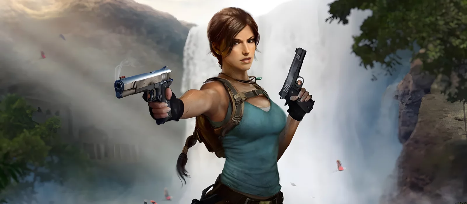 Художник BioShock показал свою версию Лары Крофт из Tomb Raider — получилось в духе оригинала из 90-х