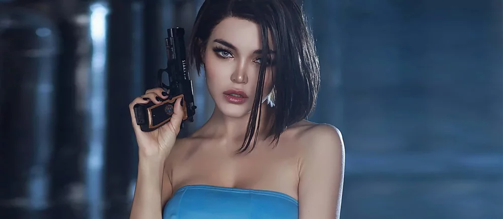 Косплеерша раздела Джилл Валентайн из Resident Evil 3