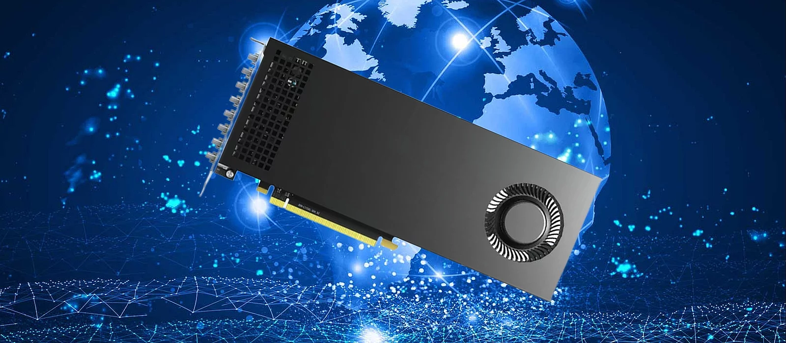 Matrox выпускает двухчиповую карту для восьми дисплеев