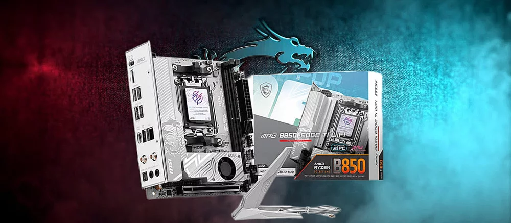 MSI представила Mini-ITX плату B850I Edge с Wi-Fi 7 и охлаждением для PCIe 5.0 SSD