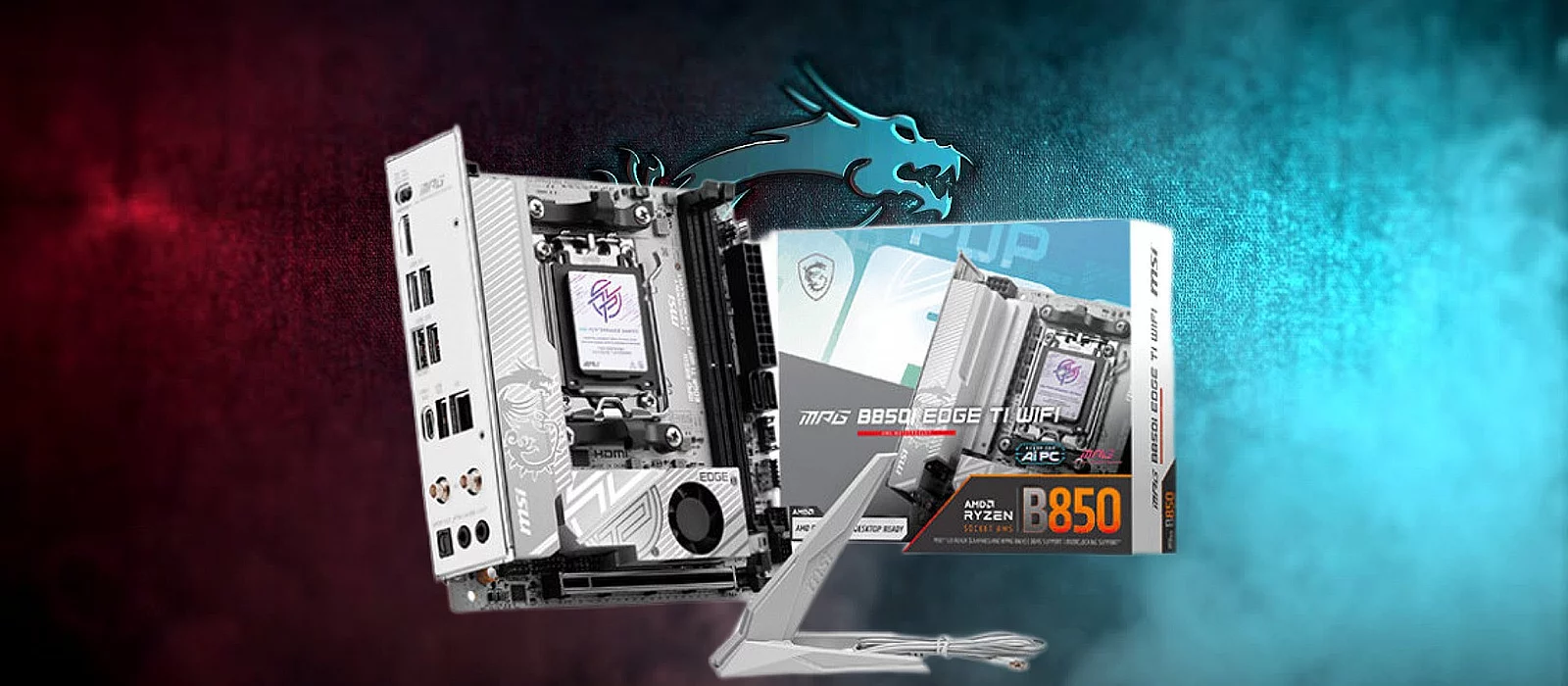 MSI представила Mini-ITX плату B850I Edge с Wi-Fi 7 и охлаждением для PCIe 5.0 SSD