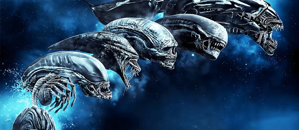 Показаны киберпанк-версии ксеноморфов из «Чужого» с биомеханическими телами