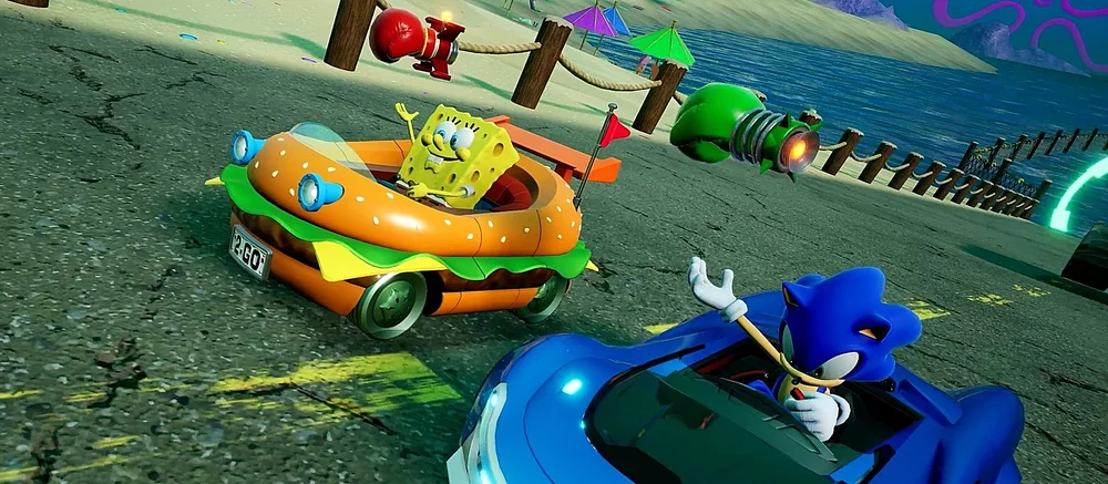 В новом трейлере гонки Sonic Racing: CrossWorlds показали Губку Боба