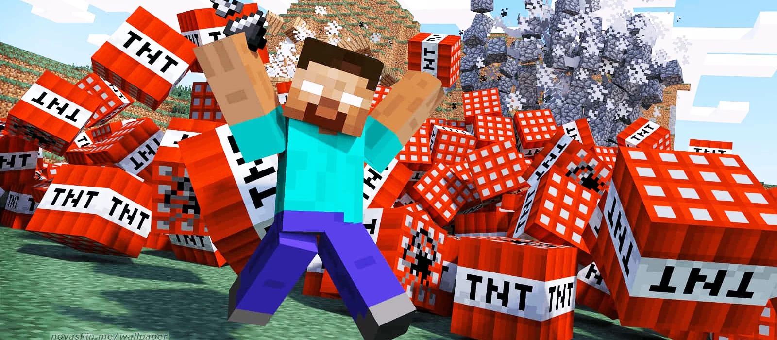 В сети показали, как Nintendo Switch 2 справляется с Minecraft при взрыве 1000 блоков TNT одновременно