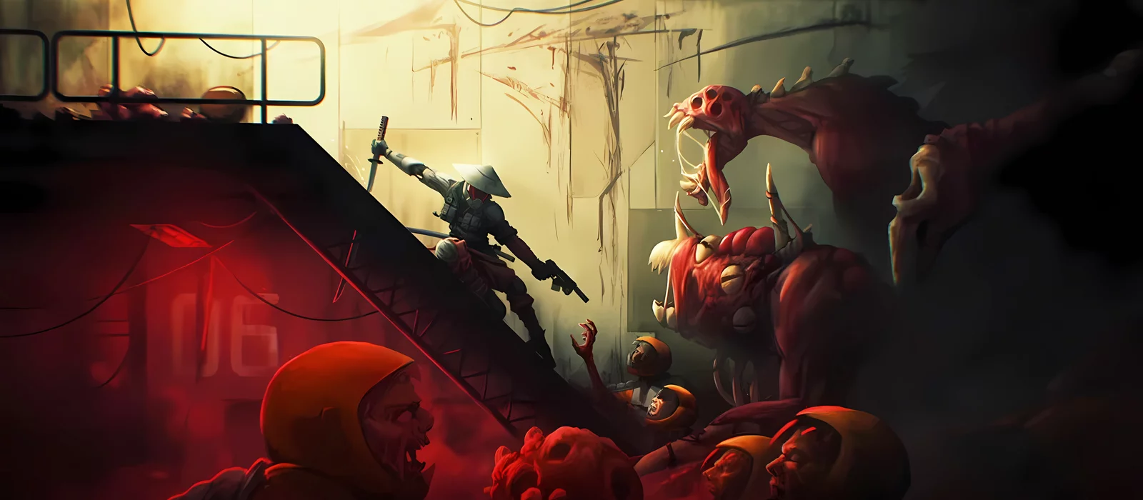 В Steam выйдет 2D-слэшер про самурая на космической станции, который уже можно опробовать бесплатно