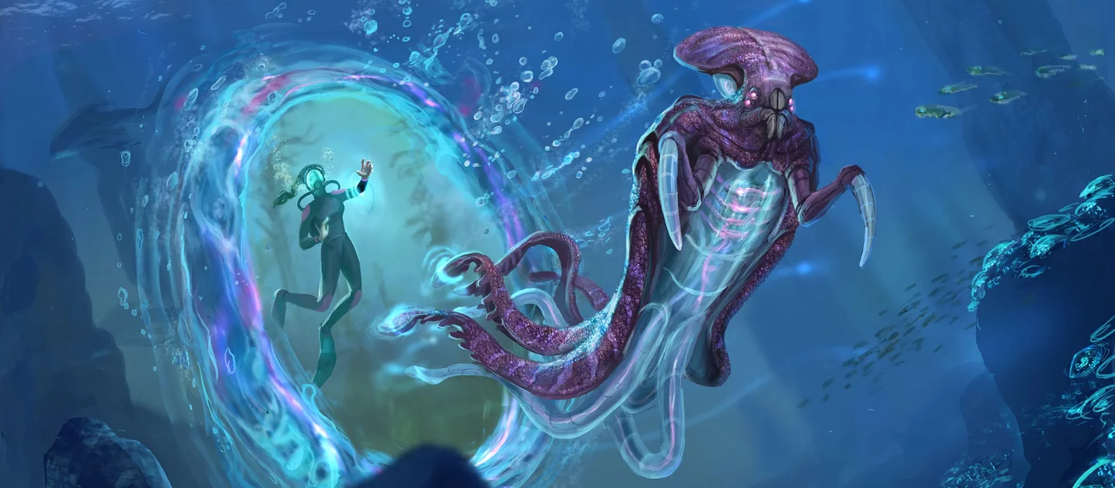 На iOS и Android вышел подводный симулятор выживания в открытом мире Subnautica