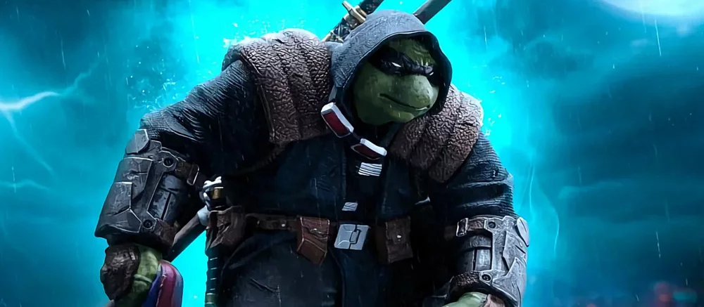 Показана фигурка злой Черепашки-ниндзя, которая мстит за братьев