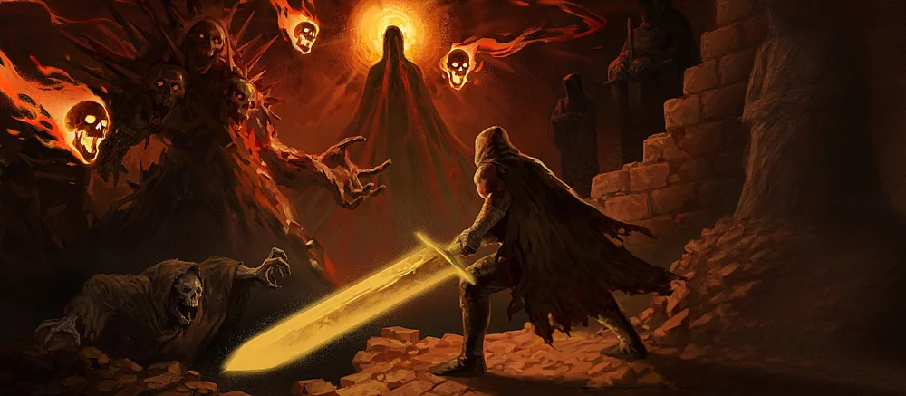 95% рейтинга: в Steam вышла полная версия мрачного экшена Mortal Sin, похожего на смесь Doom и «Берсерка»