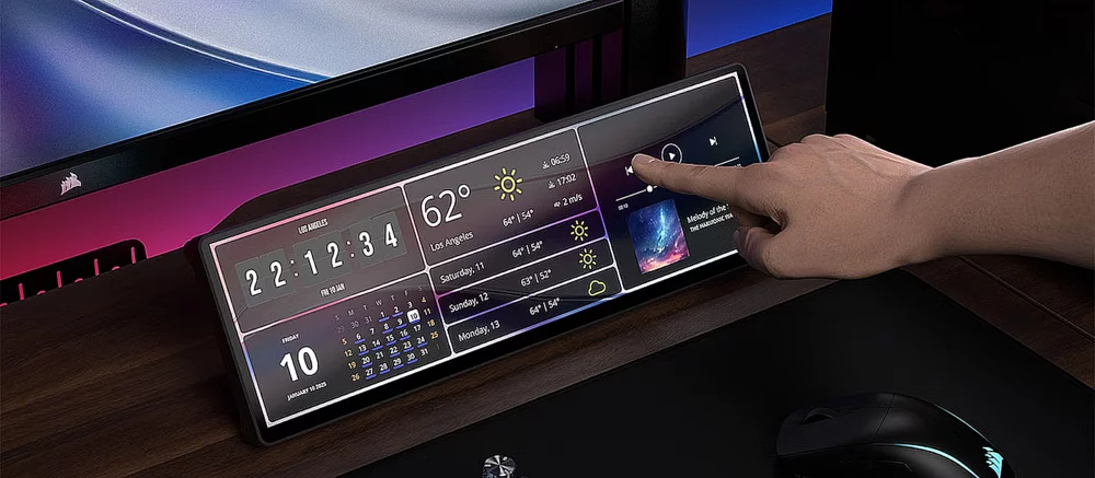 Corsair представила необычный монитор для геймеров и сборщиков PC