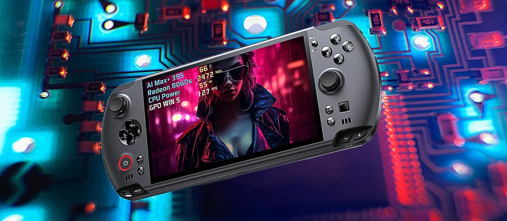 Компания GPD официально представила портативную консоль WIN 5: Ryzen AI Max+ 395, 128 ГБ ОЗУ, съемная батарея 80 Вт*ч