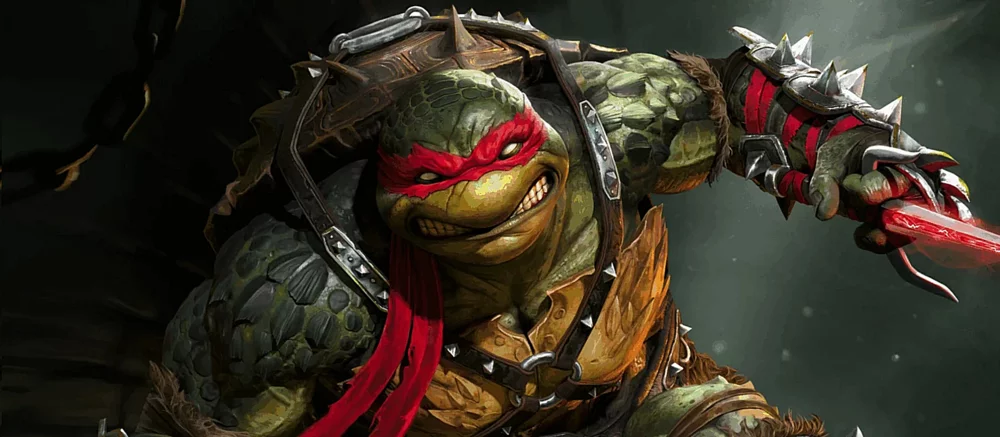 Показана фигурка злой Черепашки-ниндзя, которая стала Шреддером