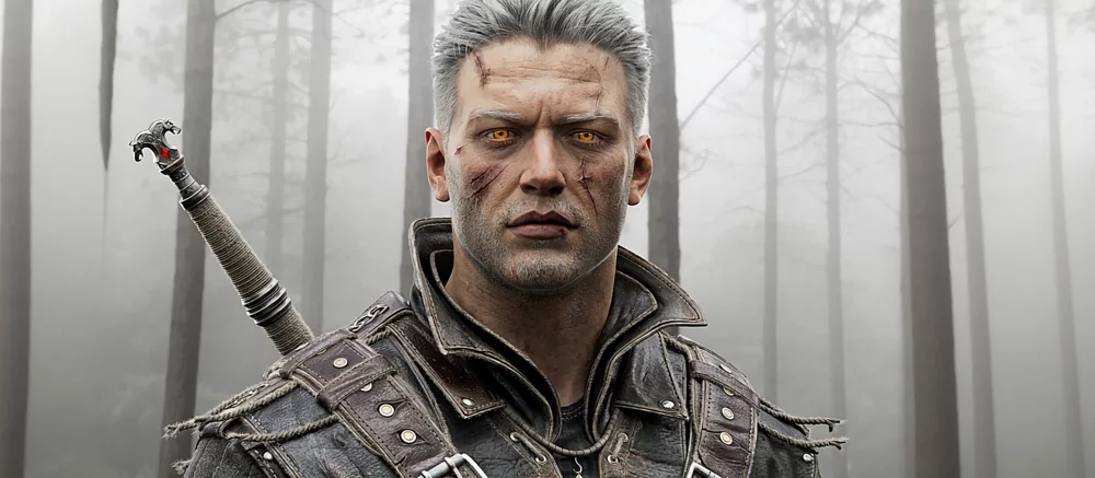 Художник из Mundfish показал свою версию Геральта из The Witcher. Разработчики Atomic Heart отреагировали