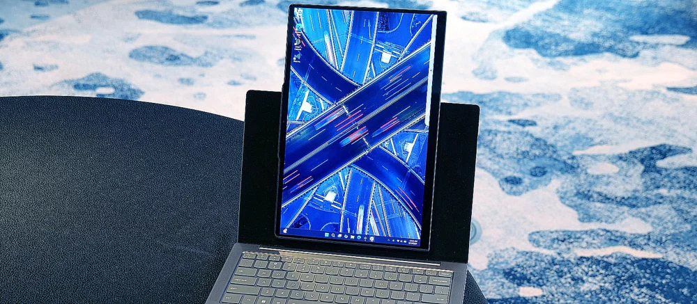 Lenovo показала концепт ноутбука с поворачивающимся экраном