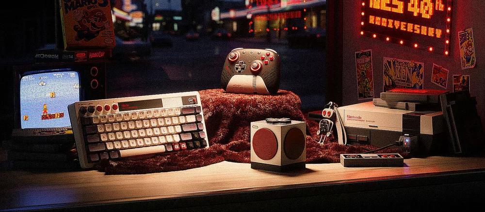8BitDo выпускает лимитированную серию периферии к 40-летию NES