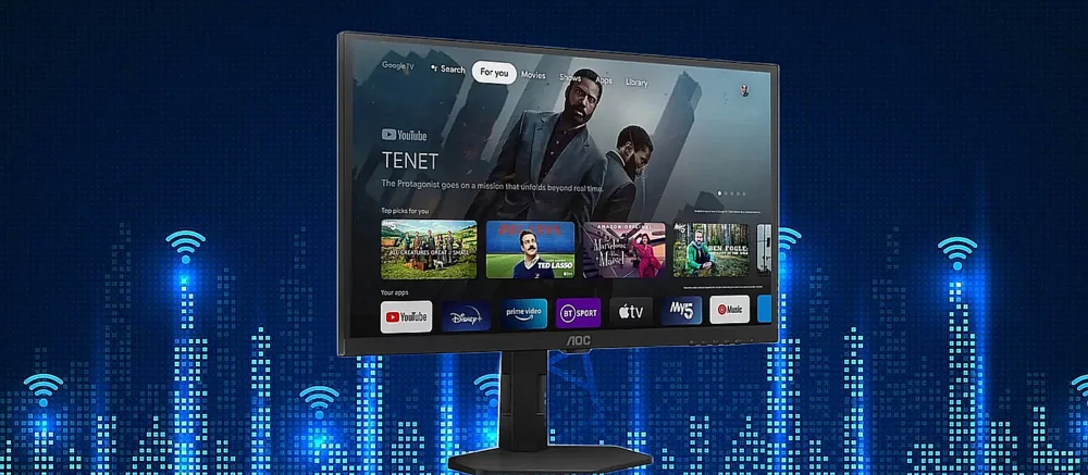 AOC представила монитор с беспроводным подключением