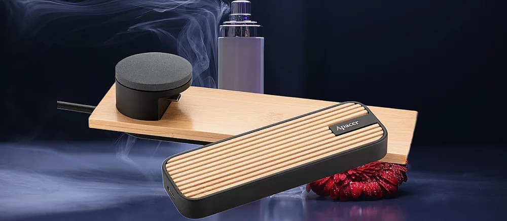 Apacer анонсировала бамбуковый SSD с ароматизатором