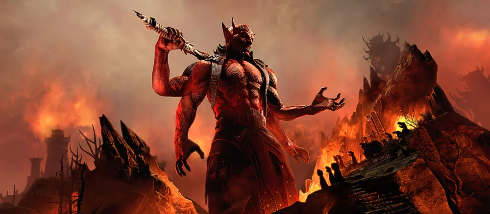 Авторы ремейка культовой Oblivion показали обновлённого Мерунеса Дагона