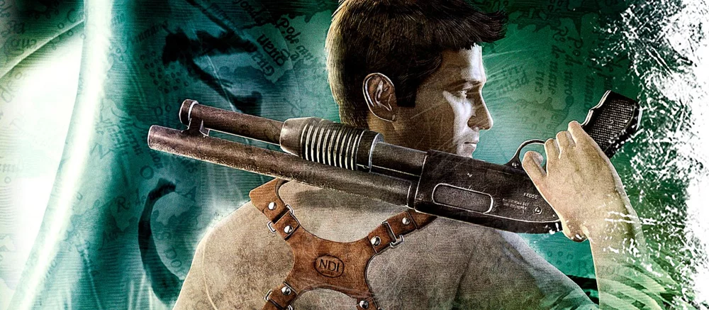 Показана ранняя версия первой Uncharted — Дрейк и Елена выглядели иначе, а знаменитого кольца не было