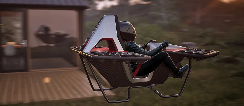 Представлен LEO Solo — летающий мотоцикл в духе ховербайка из  Call of Duty