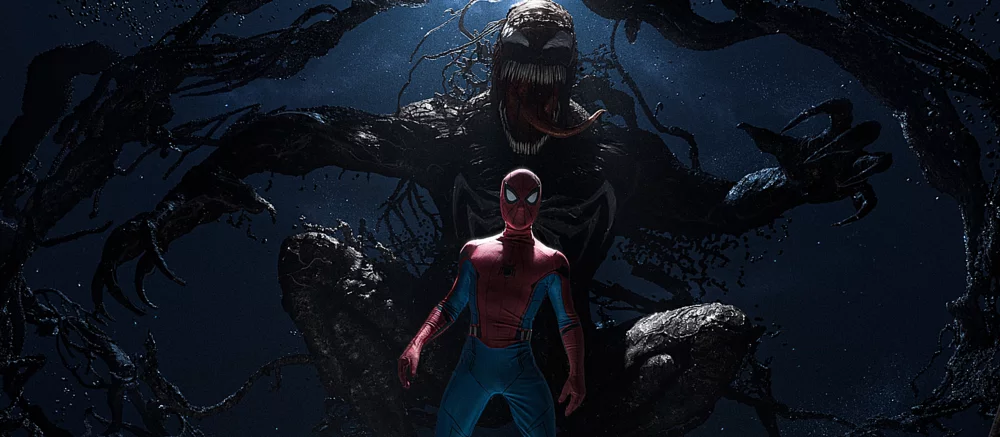 Фото: эффектный косплей Человека-паука и Венома