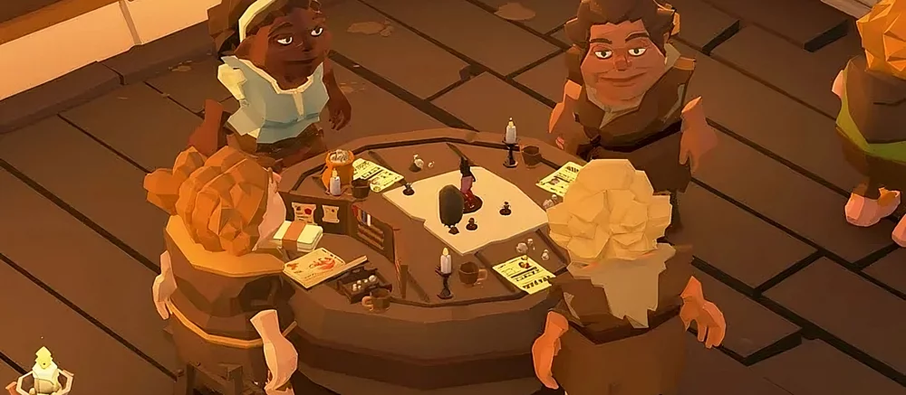Игрок Tavern Keeper создал в игре стол для D&D — со статами, листами персонажей и «мануалом монстров»