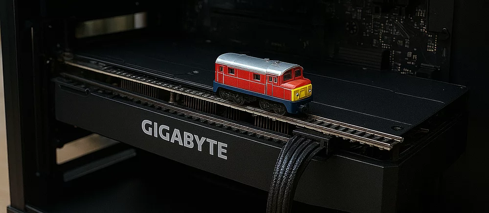 Пользователь Reddit запустил поезд на своей видеокарте