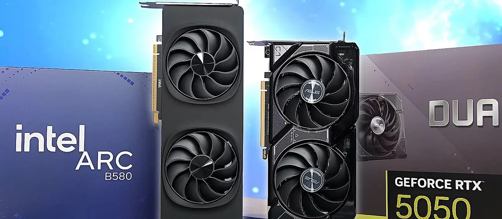 RTX 5050 против Intel Arc B580: неочевидный выбор в бюджетном сегменте