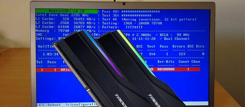 Утилита Memtest86+ научилась следить за температурой DDR5