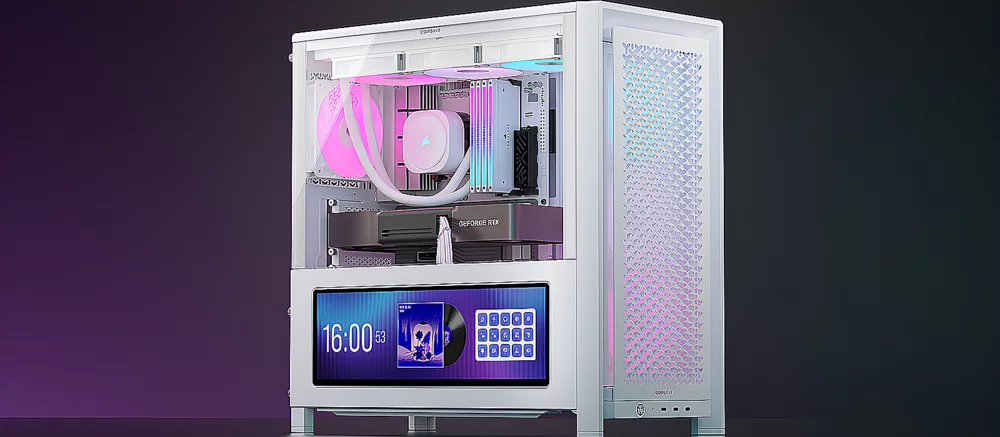 Корпус Corsair получил сенсорный 14,5-дюймовый экран на боковой стенке