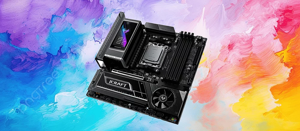 Maxsun показала необычную материнскую плату с активным охлаждением M.2-слотов и дисплеем