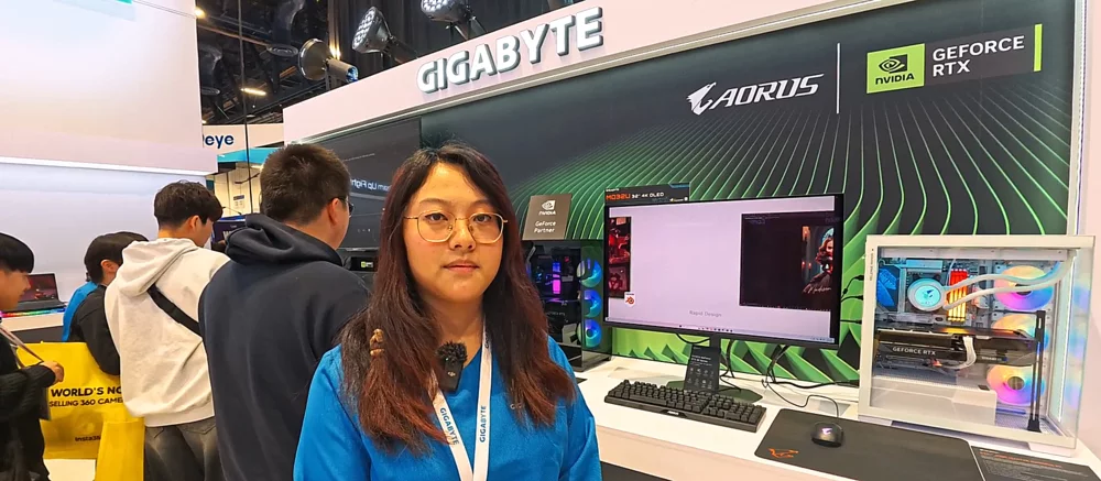Интервью VGTimes с представителями GIGABYTE на CES 2026: топовая видеокарта GIGABYTE RTX 5090 и «деревянная» материнская плата
