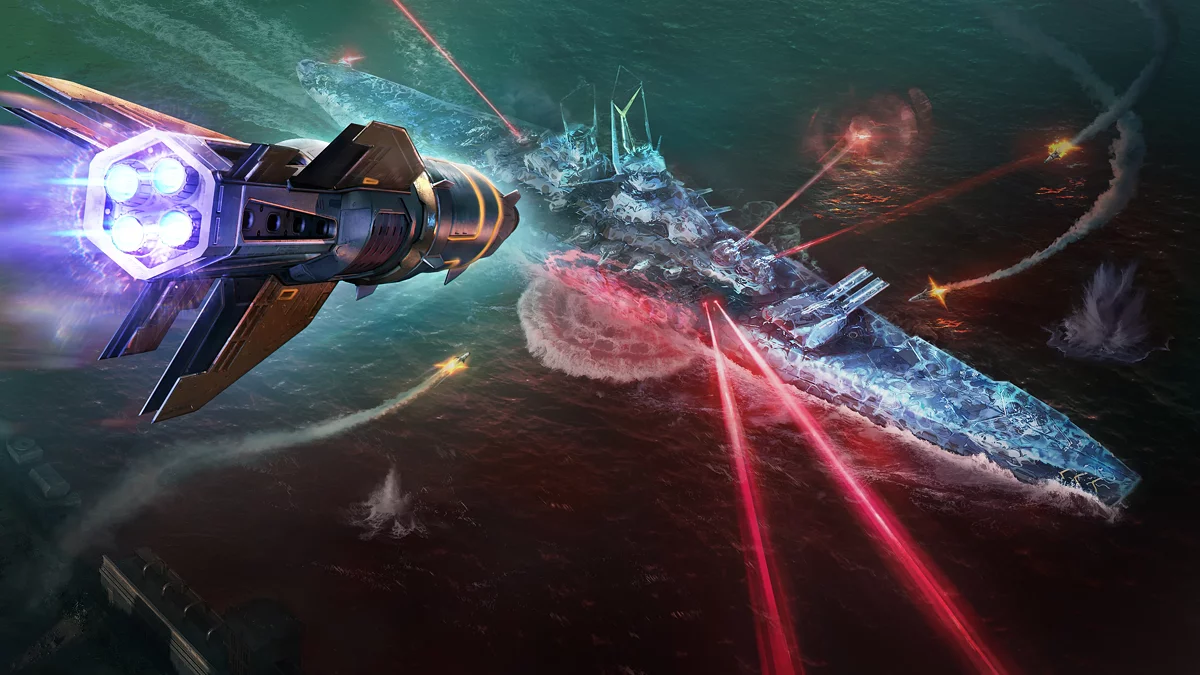 Арт события «Космический фронт» в «Мире кораблей»