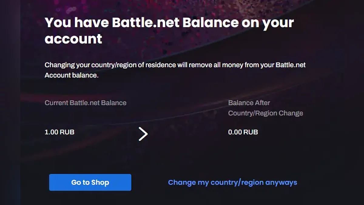 Баг или фича? Battle.net мог случайно открыть автоматическую смену региона для игроков из России и Беларуси